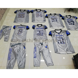 Uniforme de fútbol americano personalizado de última llegada, precio barato, kits de uniformes de fútbol americano impresos por sublimación - Product Image 5