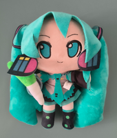 XInhui  Poupée en peluche Miku de 8 pouces, figurine de dessin animé, jouet en peluche