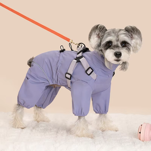 Harnais imperméable et coupe-vent de luxe pour chien FishPrincess, veste imperméable, hiver, classique, chaud, vêtements imperméables pour chien à quatre pattes - Product Image 4