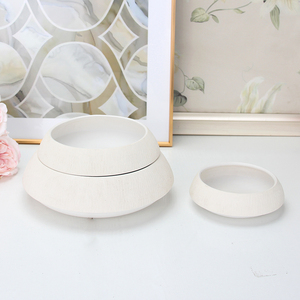V172 White Ceramic <strong>Vase</strong> Set Round <strong>Vase</strong> for Plant <strong>Personalised</strong> <strong>Vase</strong> - Product Image 4