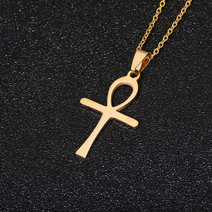 Collier <span class=keywords><strong>Scapulaire</strong></span> Orthodoxe Chrétien Catholique 2026 en Acier Inoxydable Plaqué Or avec Pendentif Croix de Jésus pour Femmes et Hommes - Product Image 2