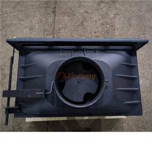 Estufa <span class=keywords><strong>de</strong></span> Leña <span class=keywords><strong>con</strong></span> Inserto <span class=keywords><strong>de</strong></span> Hierro Fundido, Chimenea Integrada <span class=keywords><strong>con</strong></span> Conducto Superior, Diseño Moderno para Uso en Hoteles, Villas y Dormitorios - Product Image 6