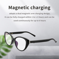 Lunettes Intelligentes de Traduction IA M20 Style Léopard Tendance avec Batterie 3.7V/220mAh et Navigation pour Femmes