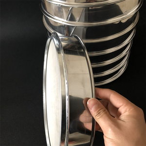 耐久性のあるステンレス鋼ファインメッシュ小麦粉ハンドふるい直径20-60 cm SUS316 304溶接技術 - Product Image 3