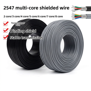 Câble blindé multiconducteur UL2547 2 3 4 6 8 fils, fil électronique blindé tressé en cuivre étamé 16-30AWG pour l'audio - Product Image 1