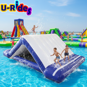 Mini toboggan gonflable intérieur/extérieur pour parc <span class=keywords><strong>aquatique</strong></span> taille enfant jeu de piscine flotteur équipement de jeu d'eau intérieur extérieur - Product Image 1