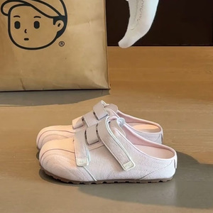 Sandalias <span class=keywords><strong>Birkenstock</strong></span> de <span class=keywords><strong>Plataforma</strong></span> con Punta Cerrada, Tipo Mule, para <span class=keywords><strong>Mujer</strong></span>, Verano, Exterior, Novedad 2026, Estilo Retro, Antideslizantes, Parte Superior de PU, Blancas - Product Image 2