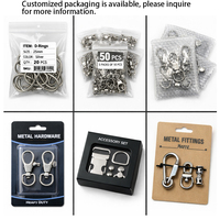 Aksesoris Perlengkapan Tas Mewah Oval Metal Screw Grommet Eyelet dengan Sekrup untuk Tas Tangan