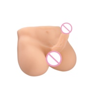 Real Touch Réaliste 5.3 kg Femmes Masturbation Coupe Poupée pour Femmes Gay Jouets Produits Demi-Corps Mâle Torse Avec Gros Gode