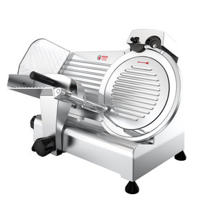 Nueva Cortadora/Rebanadora <span class=keywords><strong>de</strong></span> <span class=keywords><strong>Carne</strong></span> Eléctrica Comercial <span class=keywords><strong>de</strong></span> 10 Pulgadas, Cuchilla <span class=keywords><strong>de</strong></span> Acero al Carbono, Grosor Ajustable, Capacidad <span class=keywords><strong>de</strong></span> 300 kg/h, Semiautomática - Product Image 1