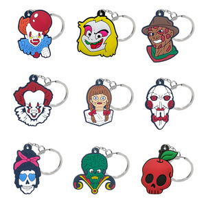OEM Manufacturer's Custom Logo 2D 3D PVC Keyring Cute Metal Keychain for Anime Other Purposes Promotional Carabiners Keychains