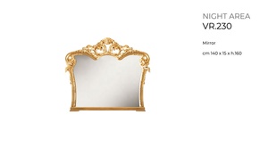 Juego de Muebles de Dormitorio de Lujo Europeo, Cama de Madera de Haya Tallada a Mano con Chapa de Madera y Flores Incrustadas en Lámina de Oro - Product Image 4