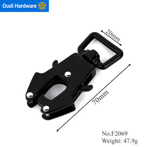 Heavy Duty Frog Clip guinzaglio per cani moschettone girevole moschettone a sgancio rapido Design da combattimento - Product Image 3