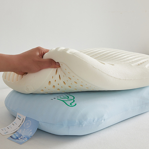 Nuovo Cuscino di Lusso <span class=keywords><strong>in</strong></span> <span class=keywords><strong>Lattice</strong></span> Naturale Traspirante Ergonomico Organico per il Collo con Federa Rinfrescante - Product Image 5