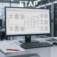 Logiciel de conception de systèmes électriques ETAP pour l'analyse harmonique, compatible Windows 10 et 11, pour les conseillers en conception, téléchargement numérique