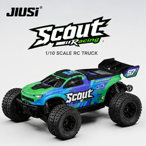 รถบรรทุกมอนสเตอร์ JIUSI SC10 RC ขนาด 1/10 ขับเคลื่อน 4 ล้อ แบบไร้แปรงถ่าน ความเร็ว 80 กม./ชม. พร้อมระบบกันน้ำ ESC รีโมท 2.4Ghz สำหรับงานอดิเรก รถออฟโรด RTR - Product Image 1