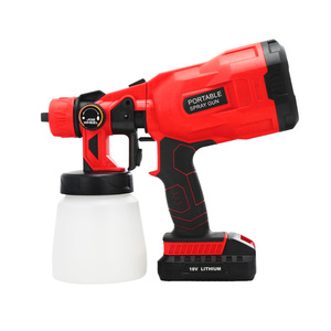 Rechargeable Battery <b>Powered</b> Portable Cordless Paint <b>Sprayer</b> Spray Gun U-SPG10 Rechargeable Battery <b>Powered</b> Portable Electric Co - Product Image 4
