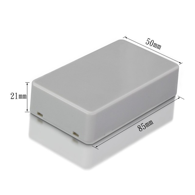 Plastic Enclosure Manufacturer Factory Price Dustproof Small Light Gray ABS Electronic Case Plastic Battery Boxes Enclosure