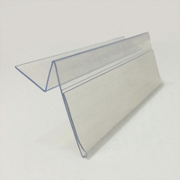Étagère de présentation de supermarché Huasso personnalisée en plastique transparent blanc de qualité alimentaire, écologique, facile à installer