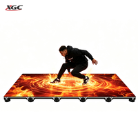 Écran LED interactif pour sol de piste de danse, affichage vidéo au sol pour centre commercial, parc à thème, divertissement pour enfants, exposition