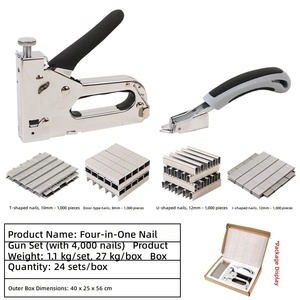 <span class=keywords><strong>Pistolet</strong></span> à clous manuel et agrafeuse <span class=keywords><strong>pneumatique</strong></span> 3-en-1, idéal pour le bricolage et le travail du bois avec clous et extracteurs de clous - Product Image 6