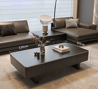 Table basse contemporaine de luxe pour salon Offre Spéciale en bois massif au design moderne