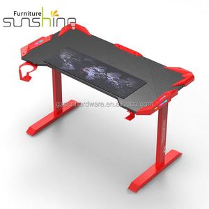 Sunshine EJ-I Ultimo Modello di <span class=keywords><strong>Tavolo</strong></span> da Gaming RGB <span class=keywords><strong>Portatile</strong></span> con Altezza Regolabile, Superficie Pieghevole in Metallo e Fibra di Carbonio - Product Image 1