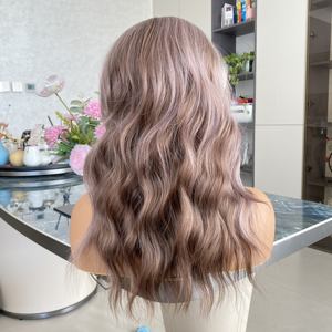 CARKIRA Ash Brown 13x4 <b>Lace</b> <b>Front</b> <b>Wigs</b> 18" Loose Wave Heat Resistant Glueless <b>Lace</b> Transparent Scandinavian Hairline 100% High - Product Image 4