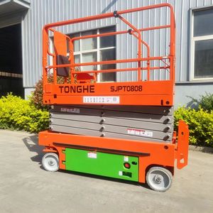 Plateforme élévatrice mobile à ciseaux portable, moteur, capacité de charge 300 kg, hauteur 10,3 m, haute capacité, supporte jusqu'à 113 kg pour usage polyvalent - Product Image 4