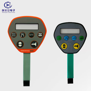 Nhà máy tùy chỉnh kích thước màu ISO9001 chứng nhận chuangerli MK-01 màng Bàn phím đồ họa Overlay nút bảng điều khiển cho - Product Image 2