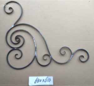 Décoration <span class=keywords><strong>artisanale</strong></span> en <span class=keywords><strong>fer</strong></span> <span class=keywords><strong>forgé</strong></span> pour rampe d'escalier, clôture de jardin et portail - Product Image 4