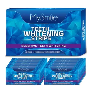 Whitening Strips Private Label New Design Teeth Whitening Strips 6% HP Mint Flavor White Strips Teeth Whitening