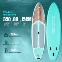 Planche de SUP gonflable tout usage - Portable et durable pour le ski nautique et le surf
