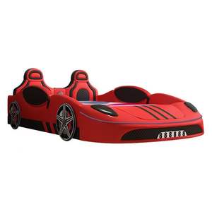 2025 하이 엔드 어린이 침실 가구 침실 소녀 소년 가구 자동차 디자인 패션 어린이 자동차 가죽 침대 - Product Image 5