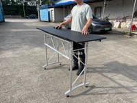 Table de treillis de DJ portable, table de treillis de cabine de DJ pliante