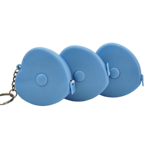 Nhà Máy bán hàng <span class=keywords><strong>ABS</strong></span> trường hợp xách tay mini cơ thể công cụ đo lường Keychain mềm sợi thủy tinh đo băng - Product Image 1