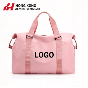 Women's Large Capacity <b>Waterproof</b> Fashionable Zipper Portable Lightweight Gym Wet/Dry Separation Nylon Travel <b>Duffel</b> <b>Bag</b> - Product Image 1