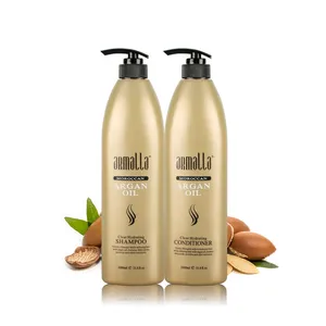 Juego de champú y acondicionador orgánico sin Sulfatos OEM, cabello dañado, Etiqueta Privada para cabello rizado brasileño