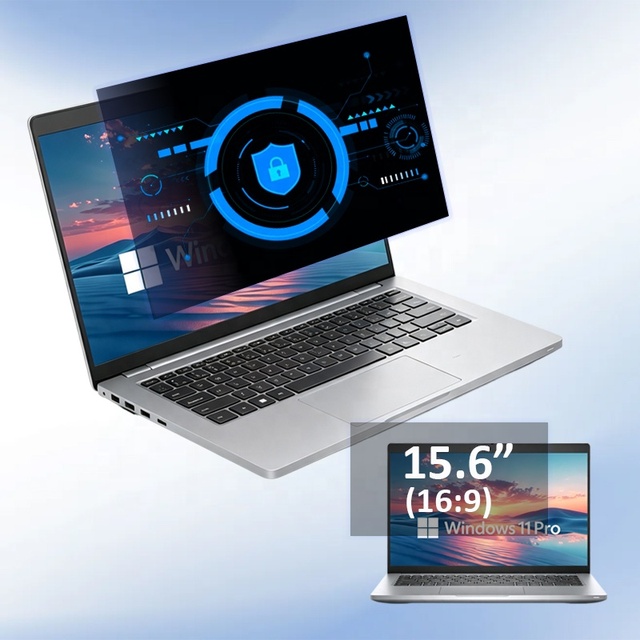 Privacy Screen Protector 15.6 Inch 16:9 Anti Spy Filter Compatible for Dell Laptop Blue Light PET Anti Peep Screen Film