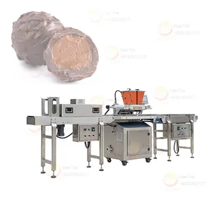 Máquina automática para hacer trufas de chocolate negro con control DELTA PLC