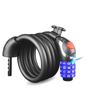 Antivol de vélo lumineux à <span class=keywords><strong>4</strong></span> <span class=keywords><strong>chiffres</strong></span>, <span class=keywords><strong>cadenas</strong></span> à <span class=keywords><strong>code</strong></span> pour vélo, <span class=keywords><strong>cadenas</strong></span> à combinaison pour vélo avec LED - Product Image 3