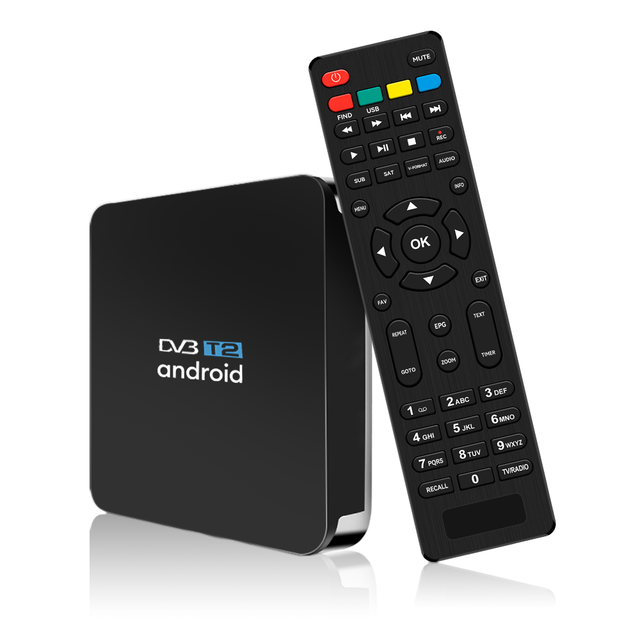Popular French DVB T2 Digital TV Terrestrial Receiver Amlogic S905X3 4K Android TV Box