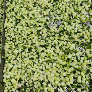 SD iqf đông lạnh ZUCCHINI Xanh lát Xúc xắc bán buôn số lượng lớn rau đông lạnh - Product Image 5