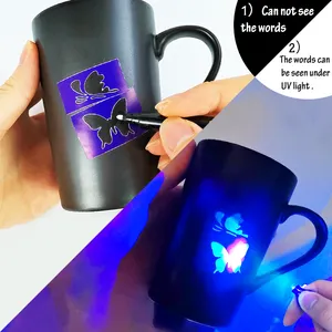 KHY Amzzon-Bolígrafo Spypen mágico con forma de estrella, Mini lámpara espía, tinta Invisible UV, promoción para niños, gran oferta