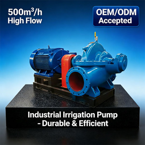 Pompe centrifuge à double aspiration à haut débit pour l'irrigation industrielle, pompe de transfert d'eau durable à performance efficace - Product Image 1