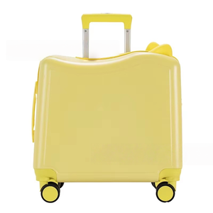 <span class=keywords><strong>Petite</strong></span> <span class=keywords><strong>valise</strong></span> de voyage unisexe en aluminium et PVC de 18 pouces avec roues pivotantes pour garçons et filles de 12 ans - Product Image 5