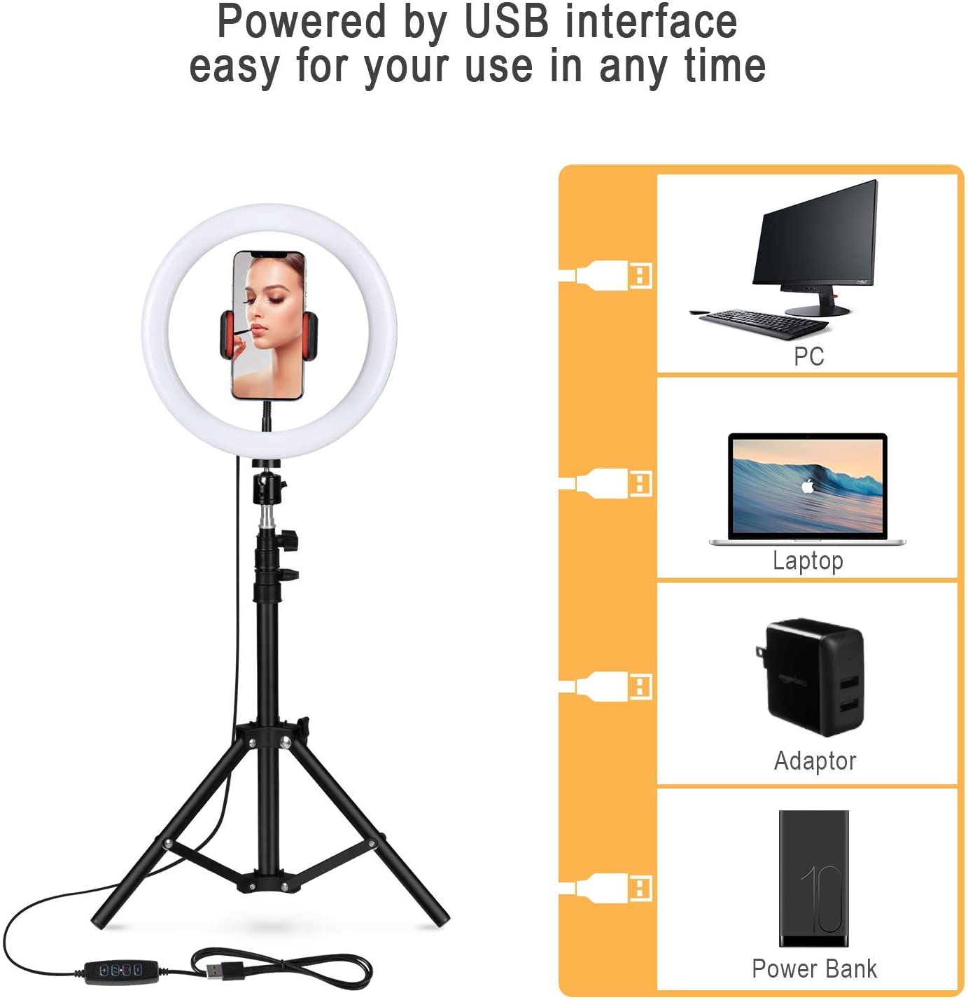 ringlight for phone selfie