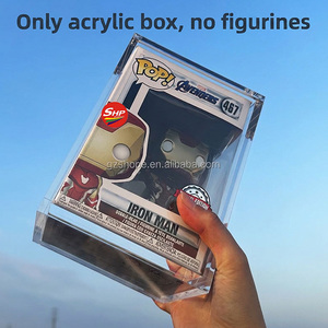 SHP Los más vendidos Acrílico <span class=keywords><strong>Funko</strong></span> <span class=keywords><strong>Pop</strong></span> Capitán América Iron Man Thanos Modelo Figura Funkos <span class=keywords><strong>Pop</strong></span> Protector Vitrina de alta calidad - Product Image 4