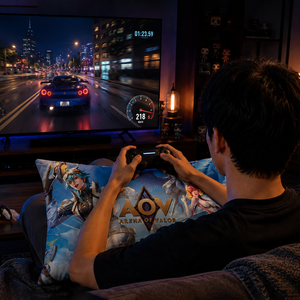 Questo cuscino innovativo che cambia forma è realizzato in tessuto morbido e delicato sulla pelle, ideale sia per il gaming che per il tempo libero. - Product Image 3