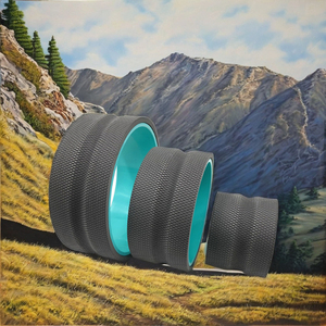 Customizable Logo Perfect Yoga <strong>Foam</strong> <strong>Roller</strong> &amp; Wheel Set 3-Piece TPE EVA ABS Material for Strength &amp; Flexibility Increase - Product Image 2